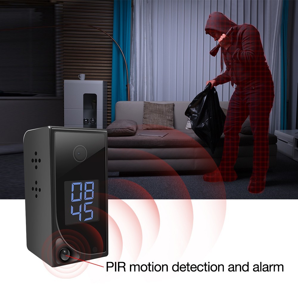 skrita kamera PIR detektor gibanja in obvestilo o potisnem alarmu