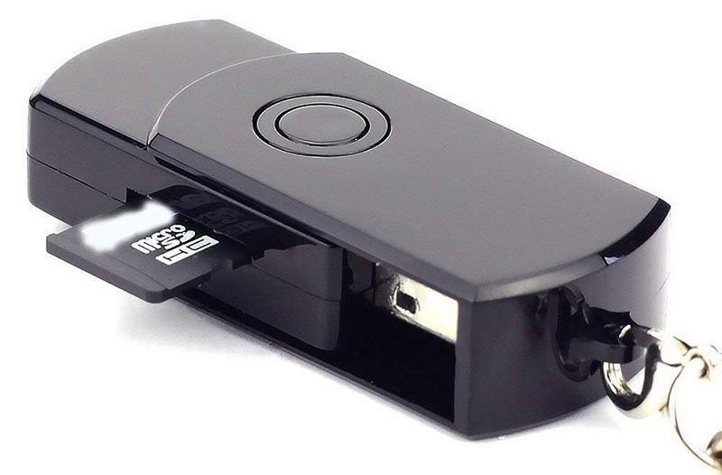 Vohunska kamera USB ključka z mikrofonom
