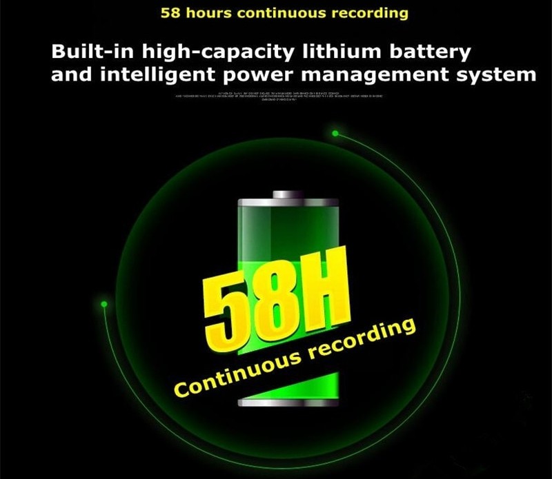 58h življenjska doba baterije