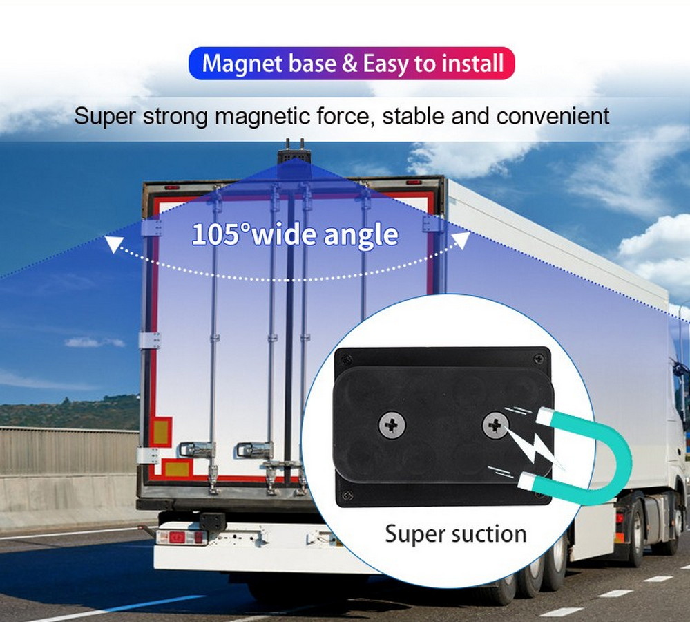wifi kamera z magnetom za kombi tovornjak