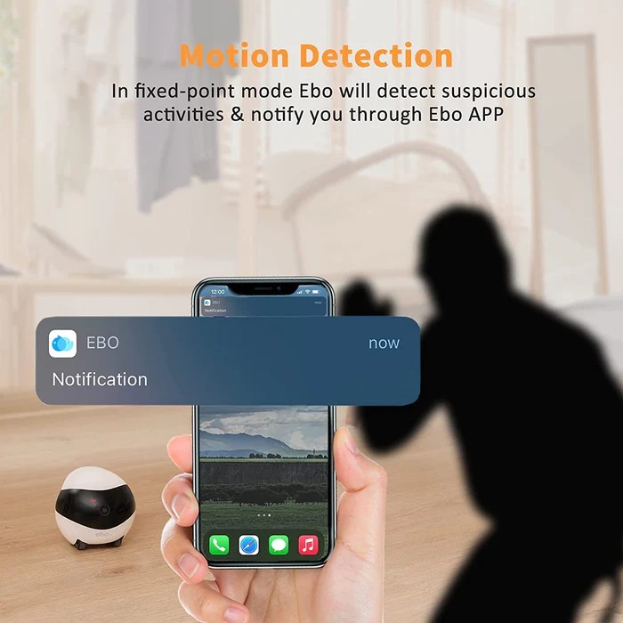 Enabot EBO SE - robot s FULL HD kamero daljinsko voden preko WiFi/P2P APP