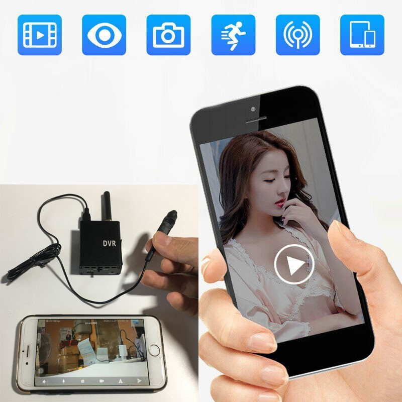 mini full HD pinhole kamera spremljanje prek mobilnega telefona