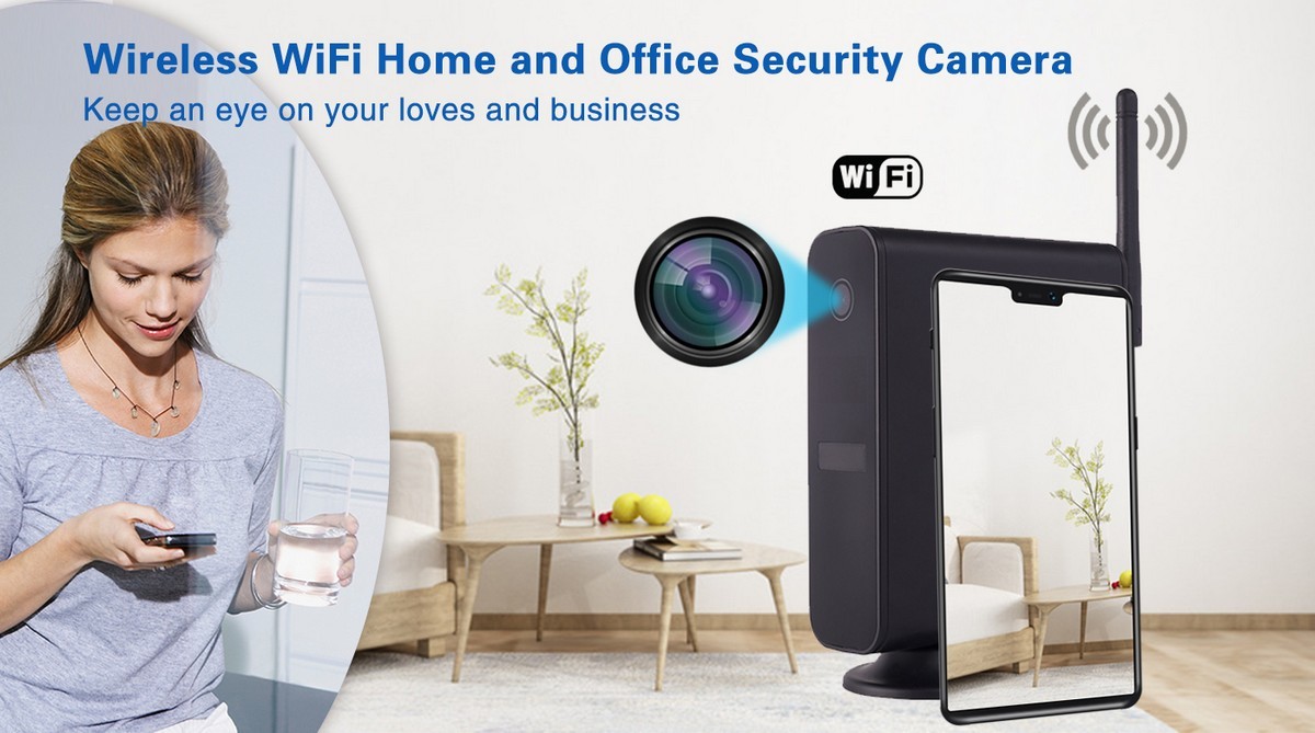brezžična varnostna kamera - za dom in pisarno skriti usmerjevalnik