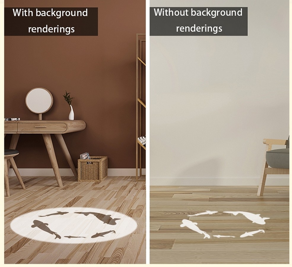 Gobo - projekcija vašega logotipa na steno in tla