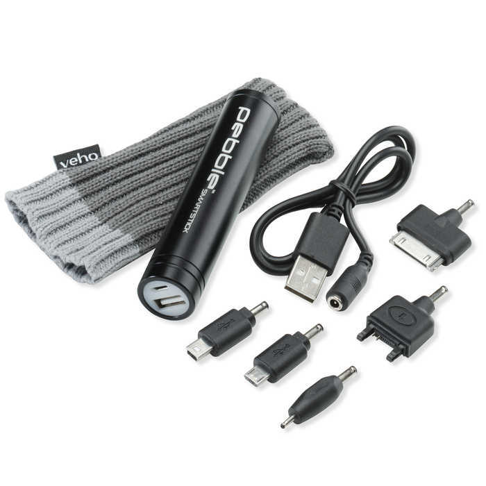 Polnilec Pebble SmartStick Black