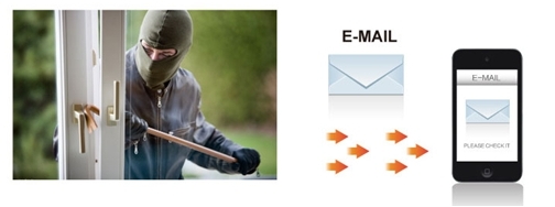 opozorilo po elektronski pošti