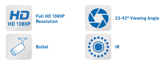 Specifikacija kamere AHD IQC1080vhj-3