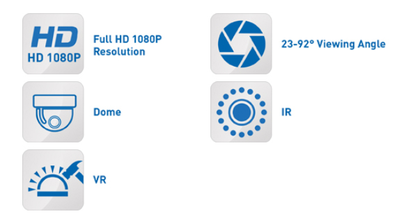 Specifikacije kamere XHC 1080P