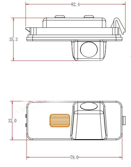 Kamera za vzvratno vožnjo za VW in Škodo Superb