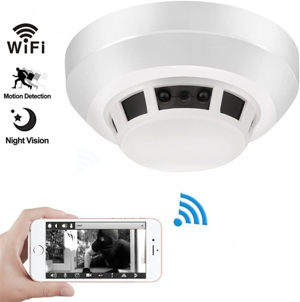 Wi-Fi kamera detektorja dima