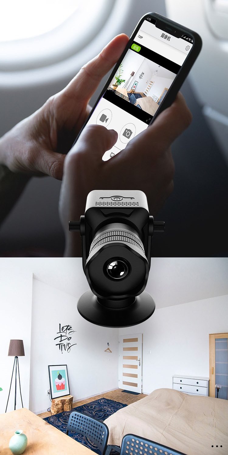 Vohunska kamera v živo prek aplikacije na mobilnem telefonu