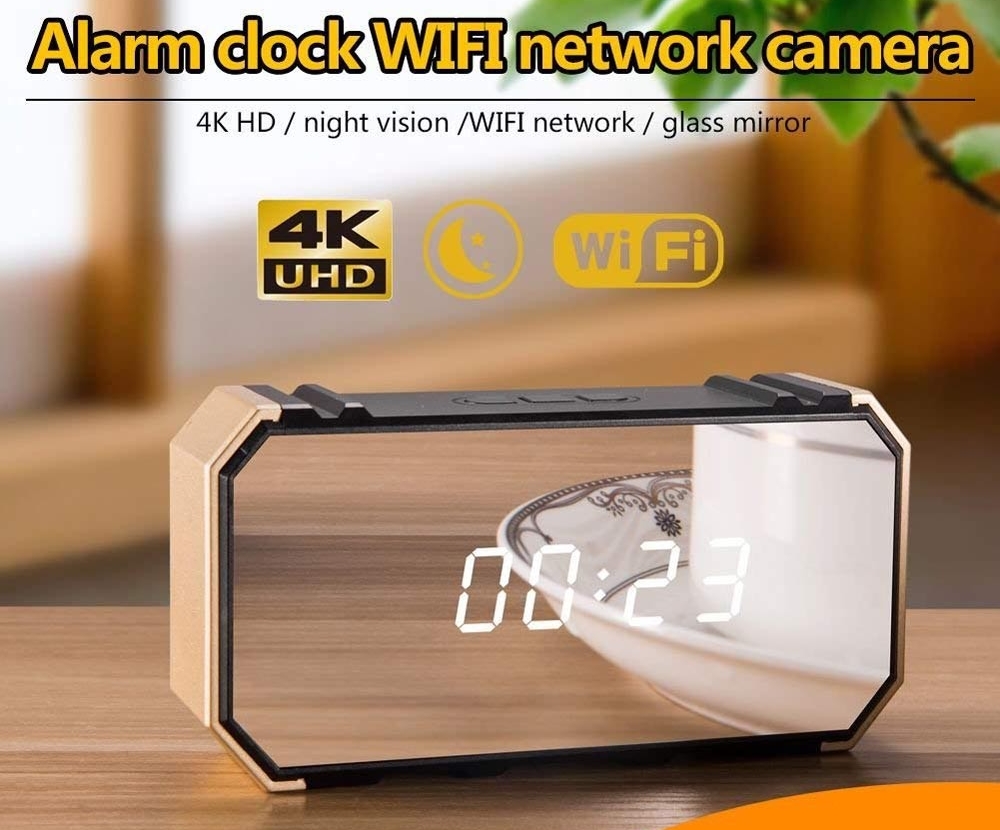 4K wifi kamera v budilki