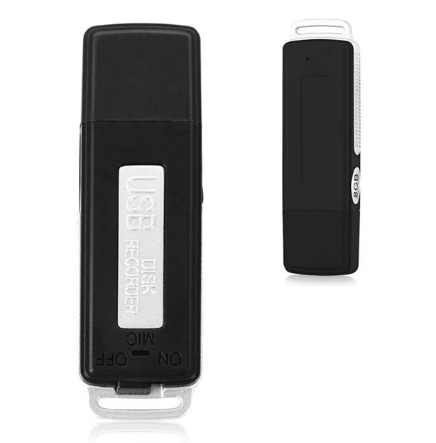 Mini digitalni avdio USB snemalnik s 4 GB pomnilnika