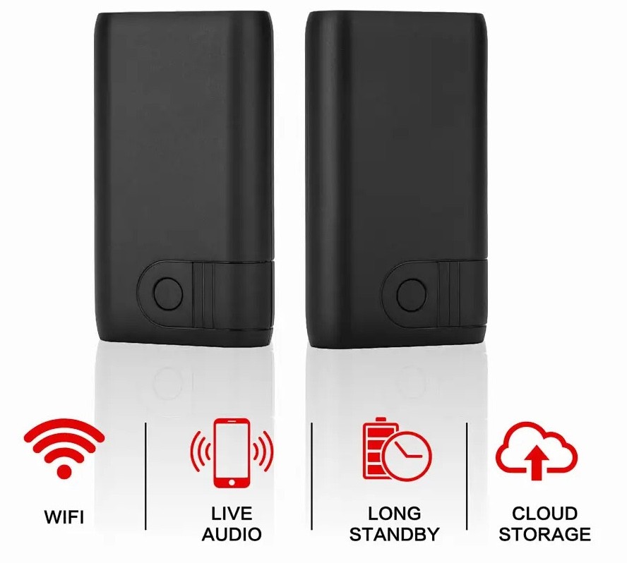 WIFI snemalnik zvoka v powerbank - prenos zvoka v živo prek APP