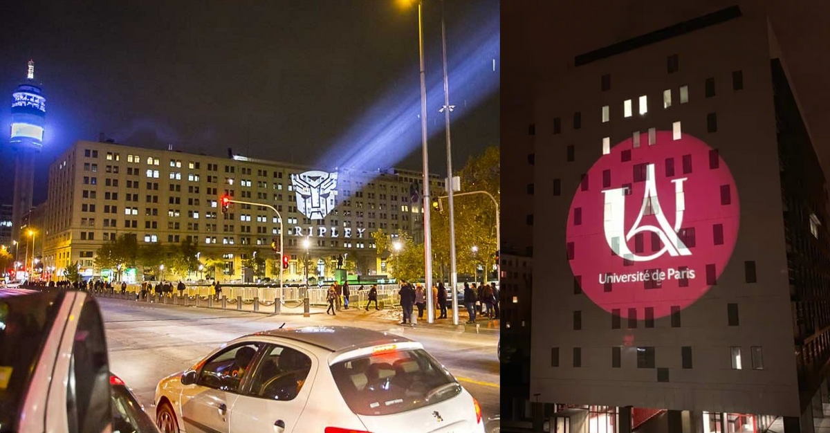 projekcija logotipa gobo